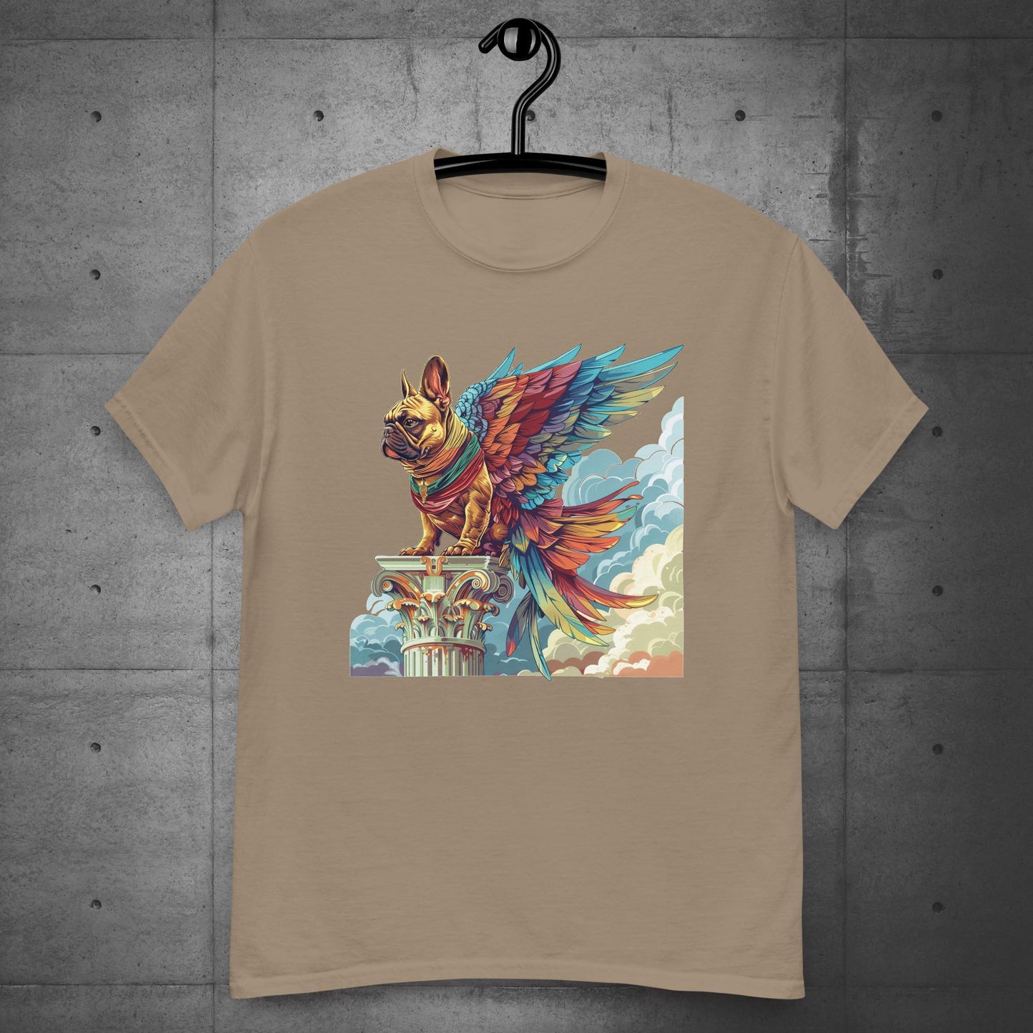 "Winged Guardian" Frenchie Unisex T-Shirt - Frenchie Emporium
