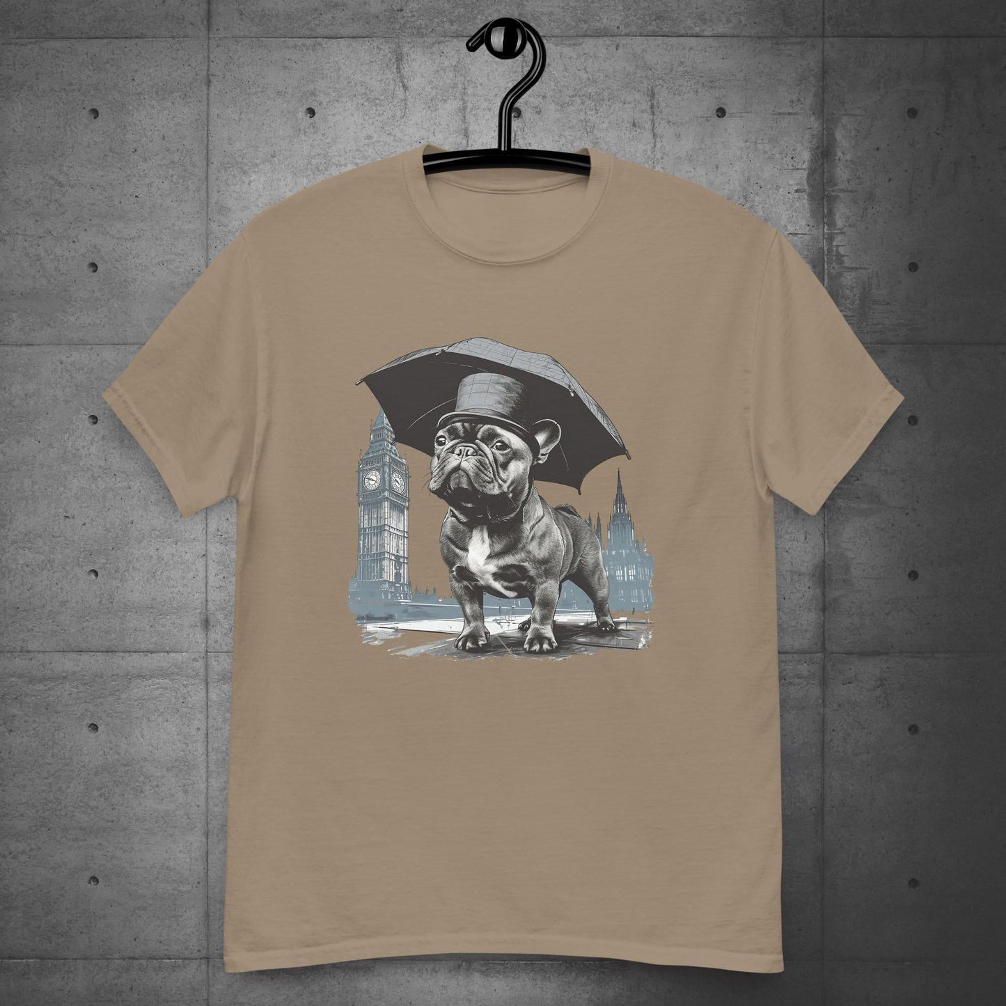 Paw-sitivly British Frenchie - Unisex T-Shirt - Frenchie Emporium