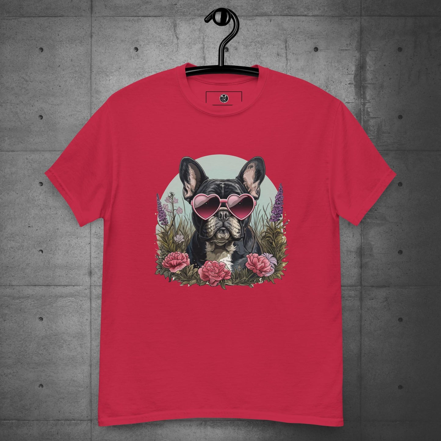 Frenchie Floral Bliss-Unisex T-shirt - Frenchie Emporium
