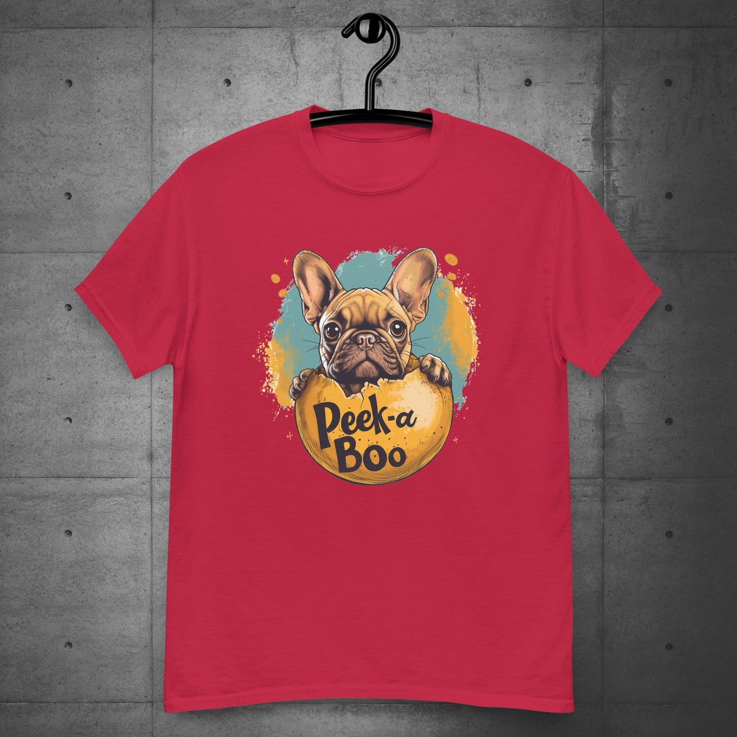 Peek-a-Boo Frenchie - Unisex T-Shirt - Frenchie Emporium