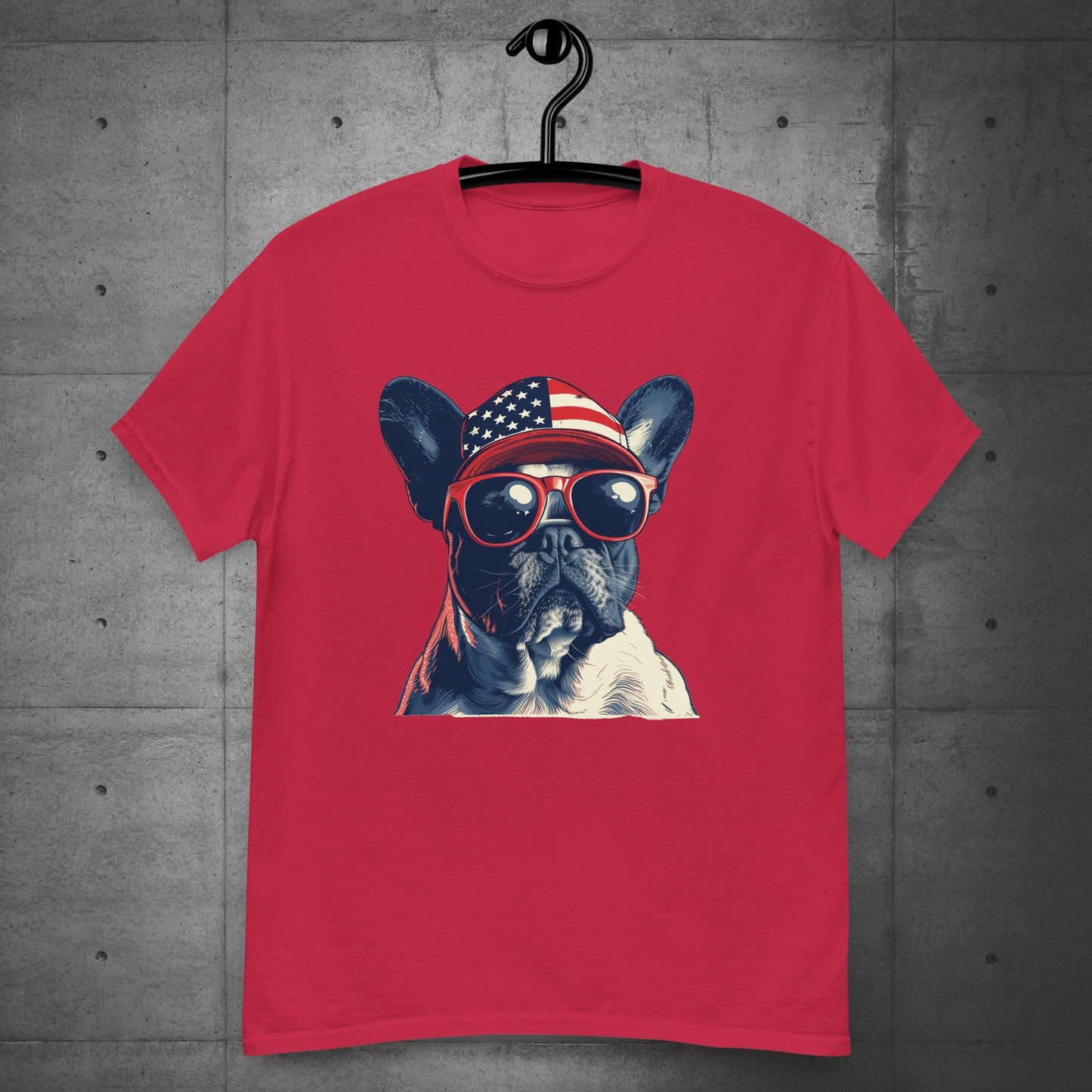 Frenchie Unisex T-shirt- Pride of America - Frenchie Emporium