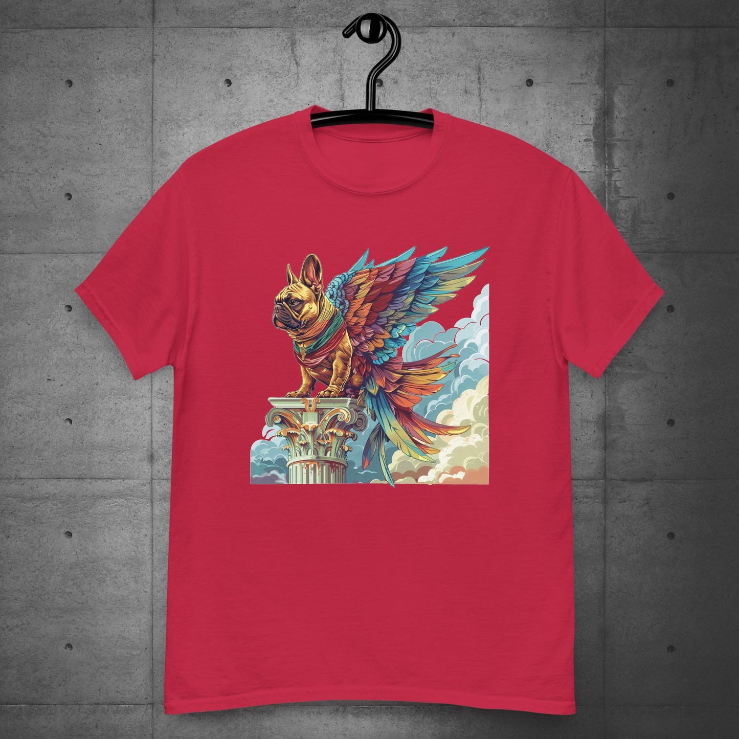"Winged Guardian" Frenchie Unisex T-Shirt - Frenchie Emporium
