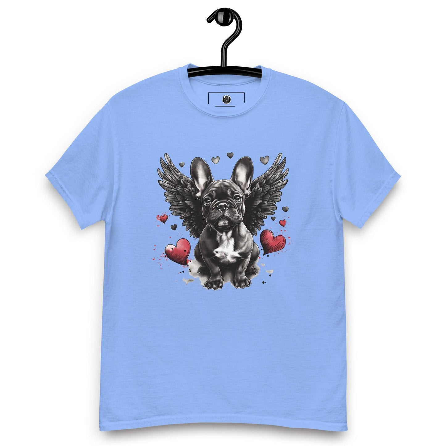 "Heavenly Hearts Frenchie" Unisex T-Shirt - Frenchie Emporium