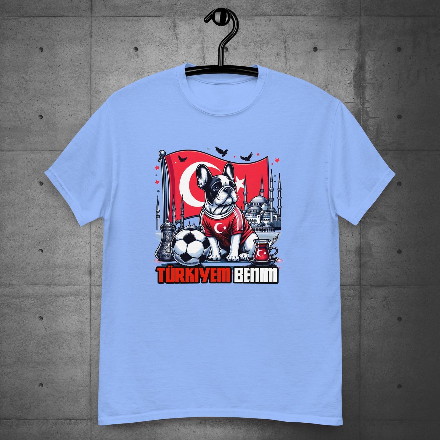 Frenchie Türkiye Football Unisex T-shirt! - Frenchie Emporium