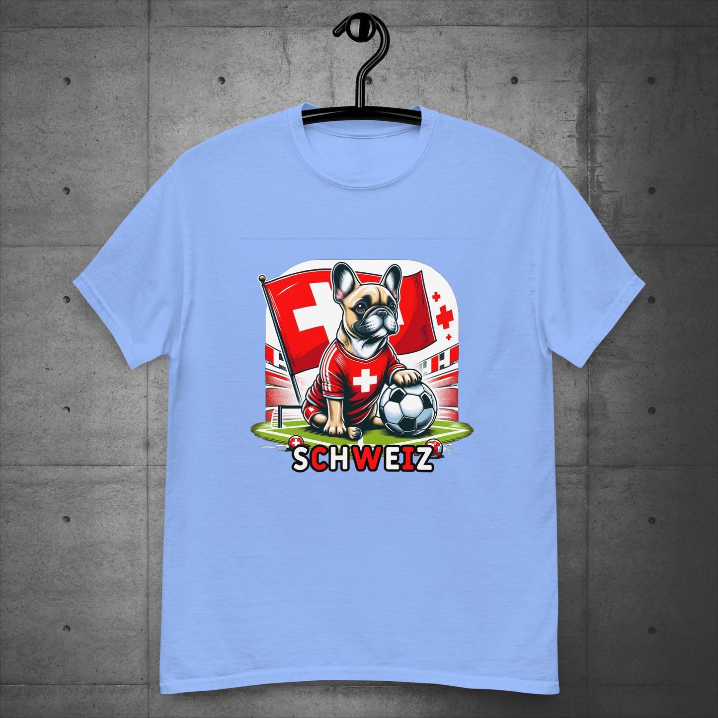 Frenchie Schweiz Football Fan - Unisex T-Shirt - Frenchie Emporium