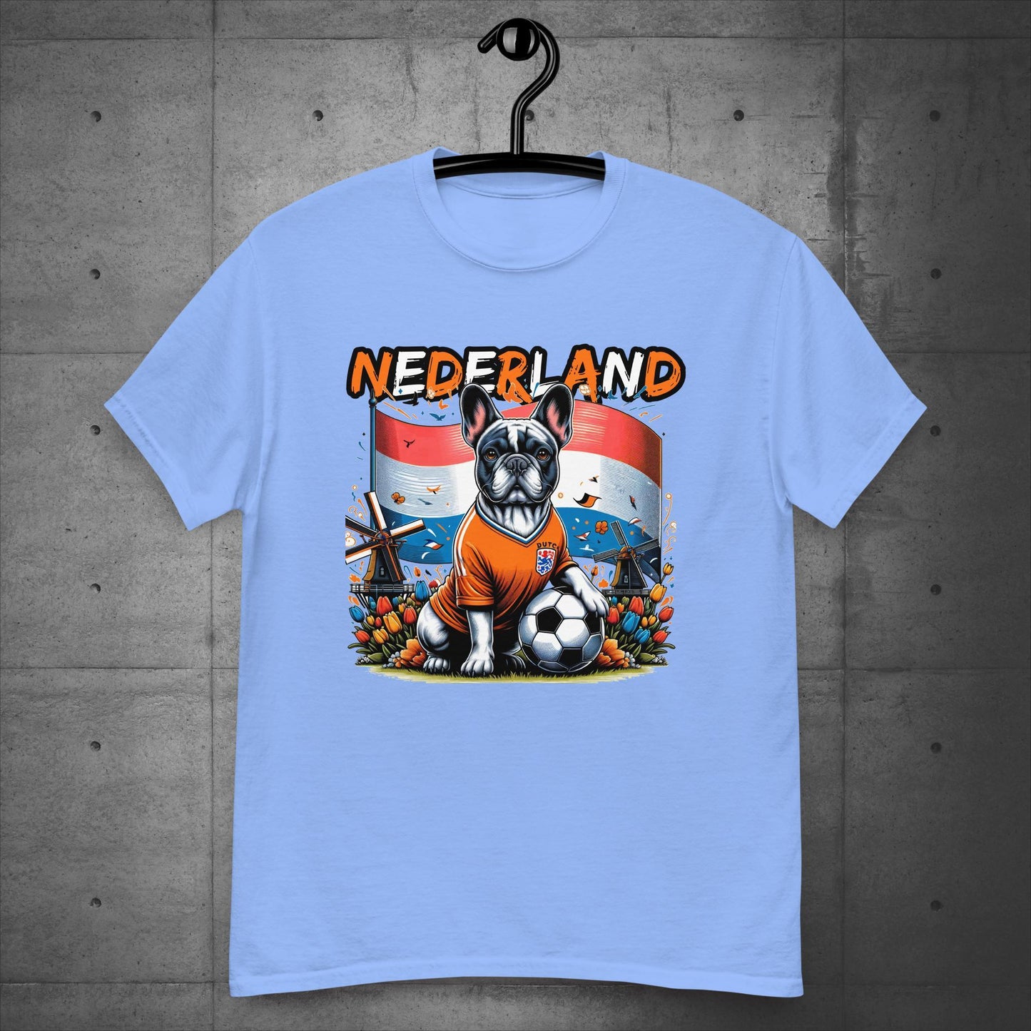 Frenchie Nederland Football Fan - Unisex T-Shirt - Frenchie Emporium
