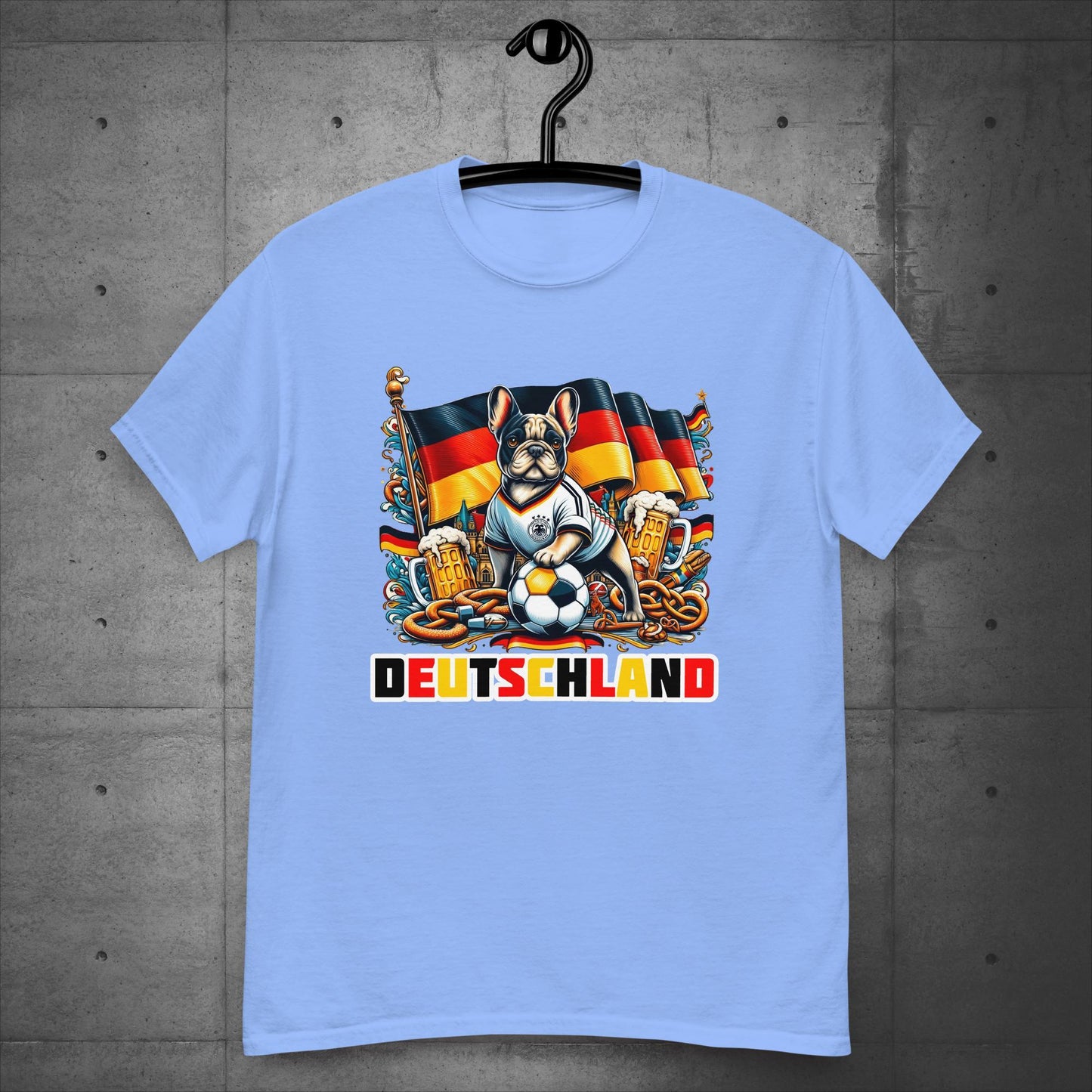 Frenchie Deutschland Football Fan - Unisex T-Shirt - Frenchie Emporium