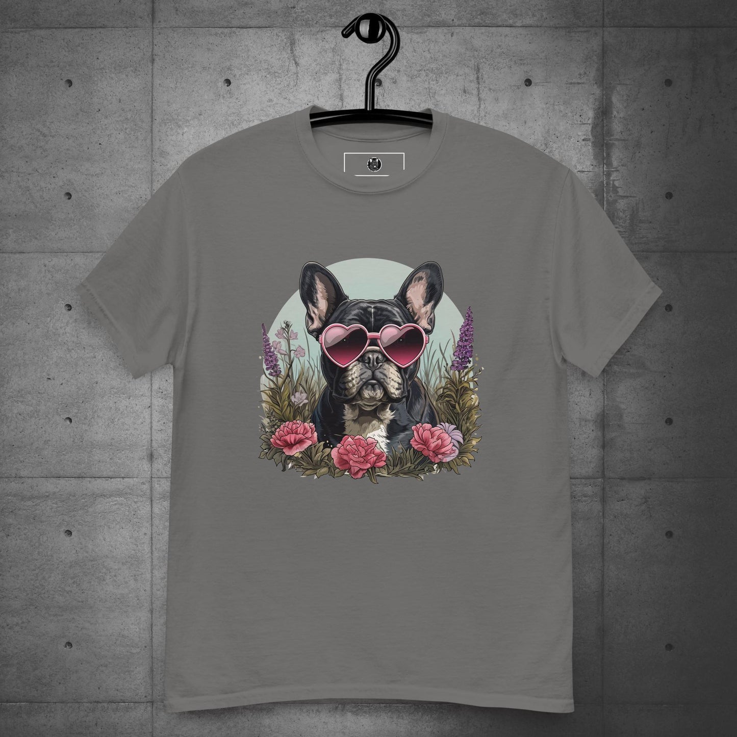 Frenchie Floral Bliss-Unisex T-shirt - Frenchie Emporium