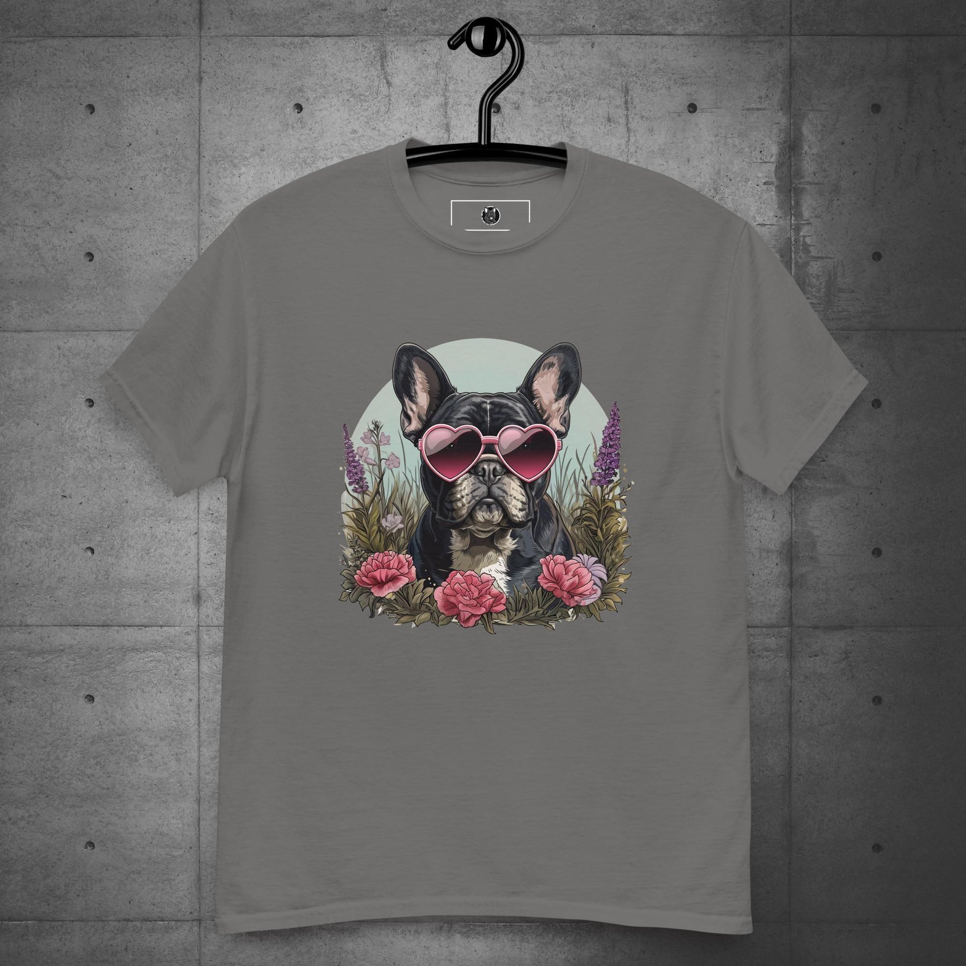 Frenchie Floral Bliss-Unisex T-shirt - Frenchie Emporium