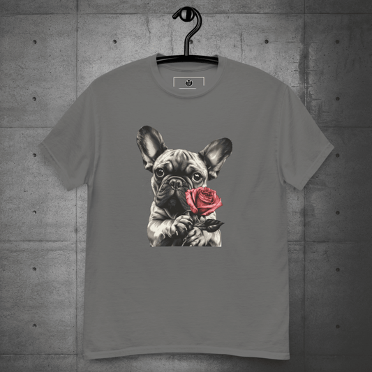 "Rose Embrace" Unisex T-Shirt - Frenchie Emporium