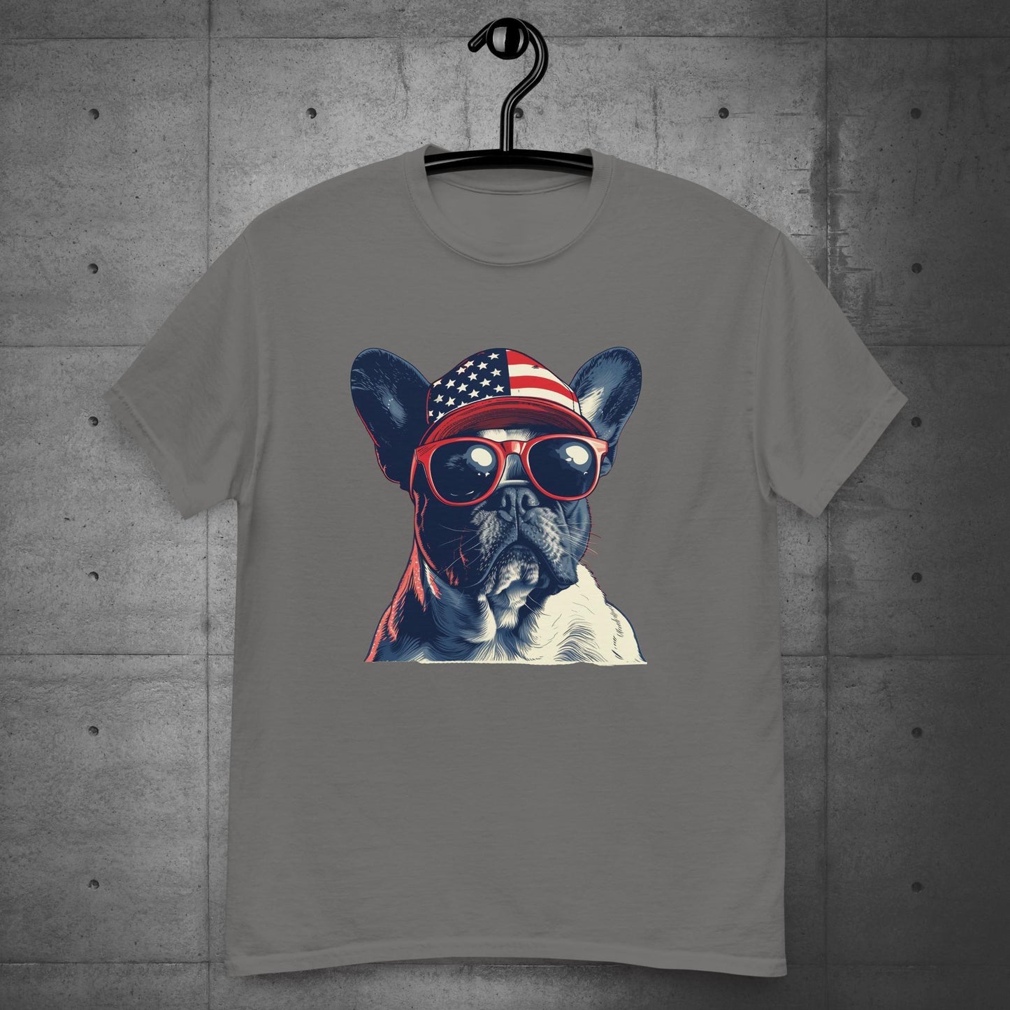 Frenchie Unisex T-shirt- Pride of America - Frenchie Emporium