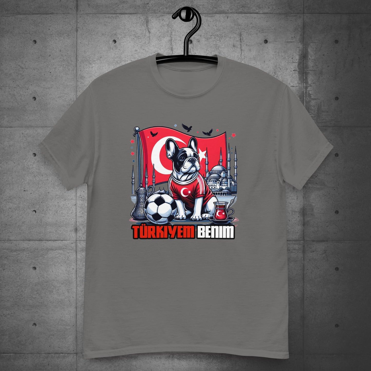 Frenchie Türkiye Football Unisex T-shirt! - Frenchie Emporium