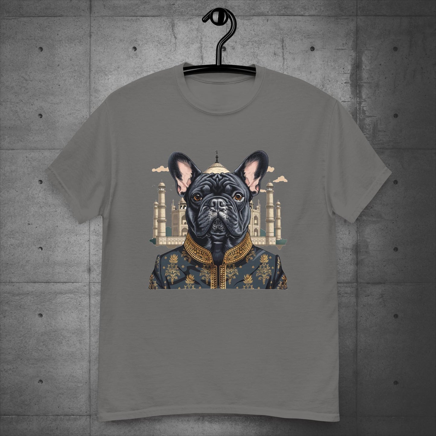 Majestic Taj Mahal Frenchie Unisex T-Shirt - Frenchie Emporium