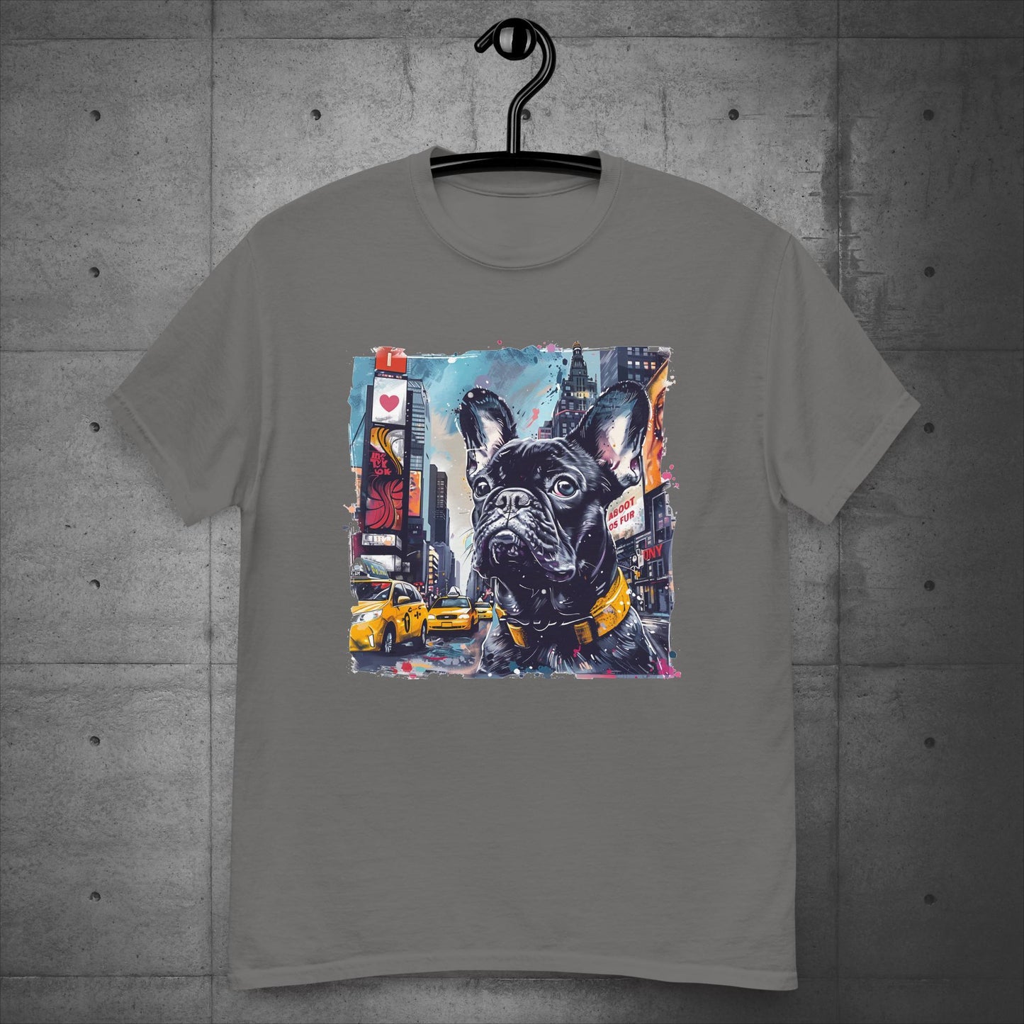 Dynamic Times Square Frenchie - Unisex T-shirt - Frenchie Emporium