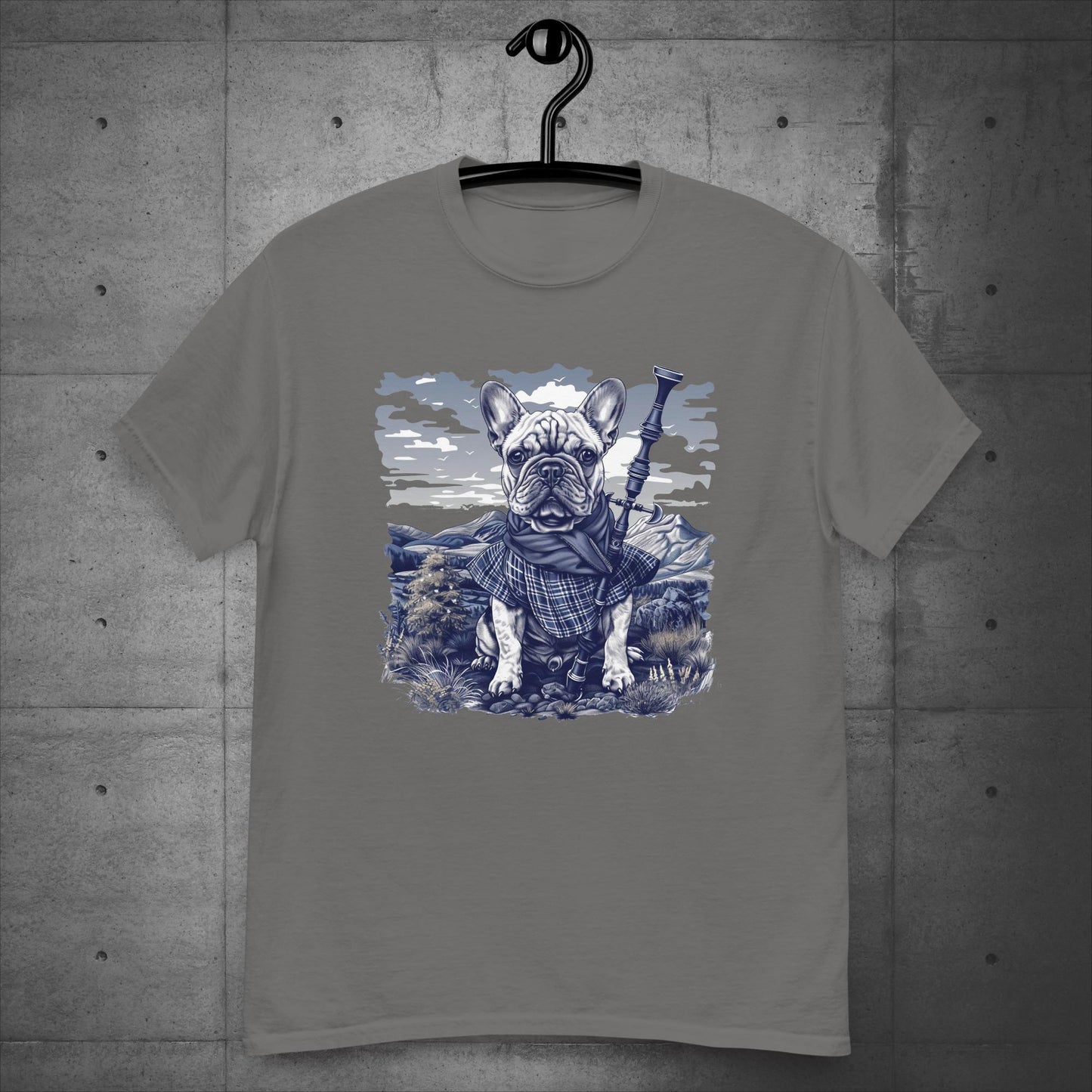 Tartan Highland Frenchie - Unisex T-Shirt - Frenchie Emporium