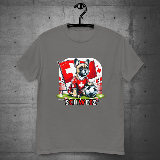 Frenchie Schweiz Football Fan - Unisex T-Shirt - Frenchie Emporium