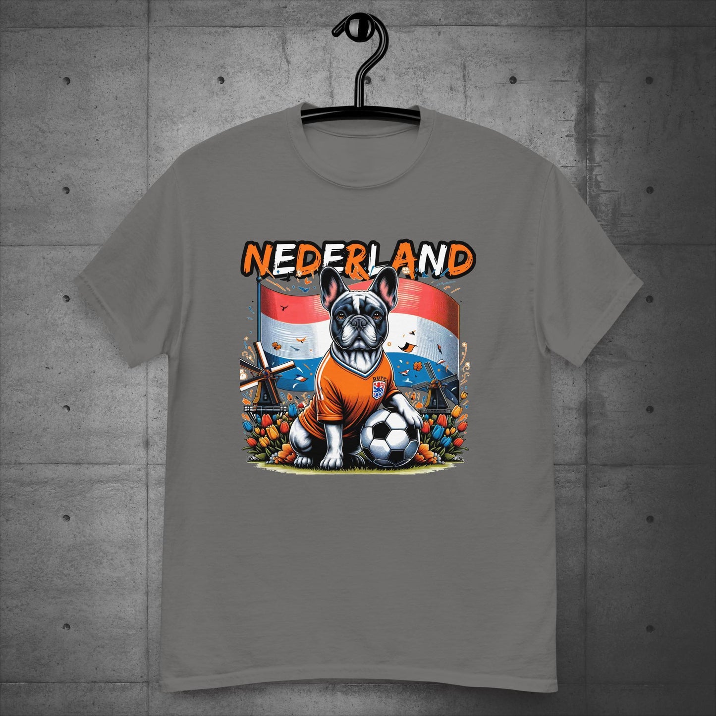 Frenchie Nederland Football Fan - Unisex T-Shirt - Frenchie Emporium