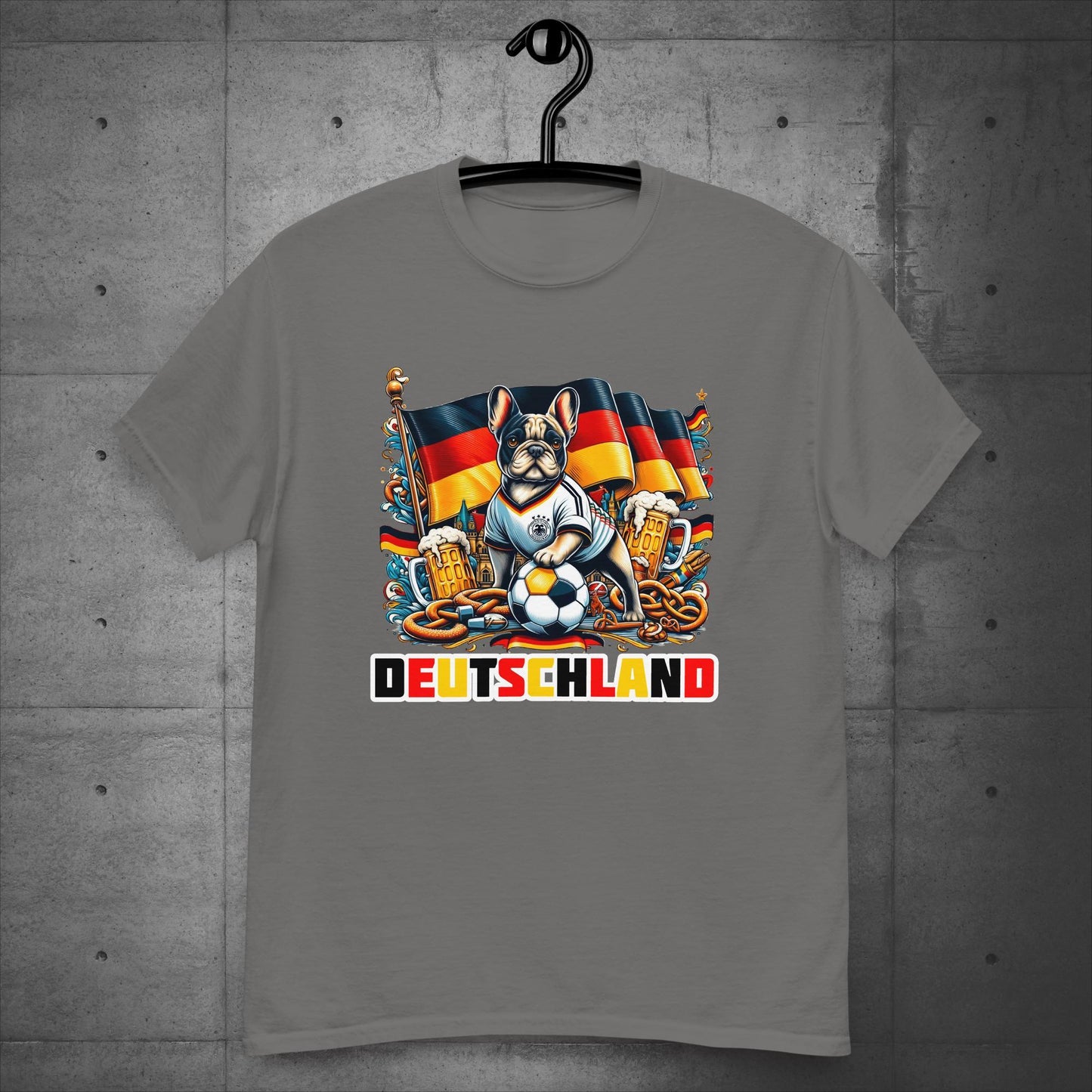 Frenchie Deutschland Football Fan - Unisex T-Shirt - Frenchie Emporium