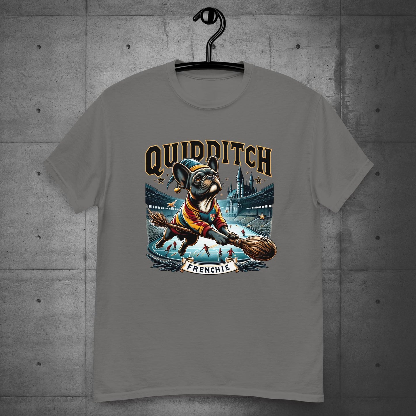 Unisex "Quidditch Frenchie" T-Shirt - Frenchie Emporium