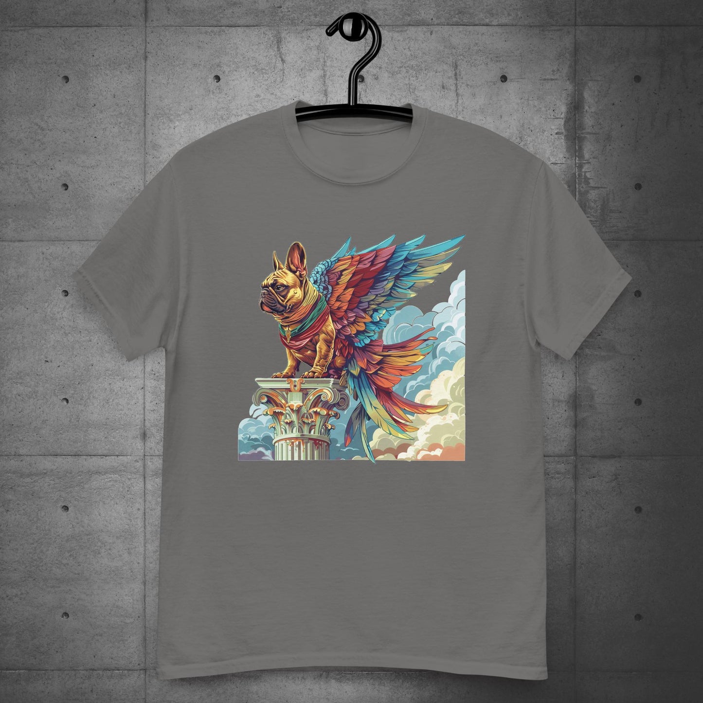 "Winged Guardian" Frenchie Unisex T-Shirt - Frenchie Emporium