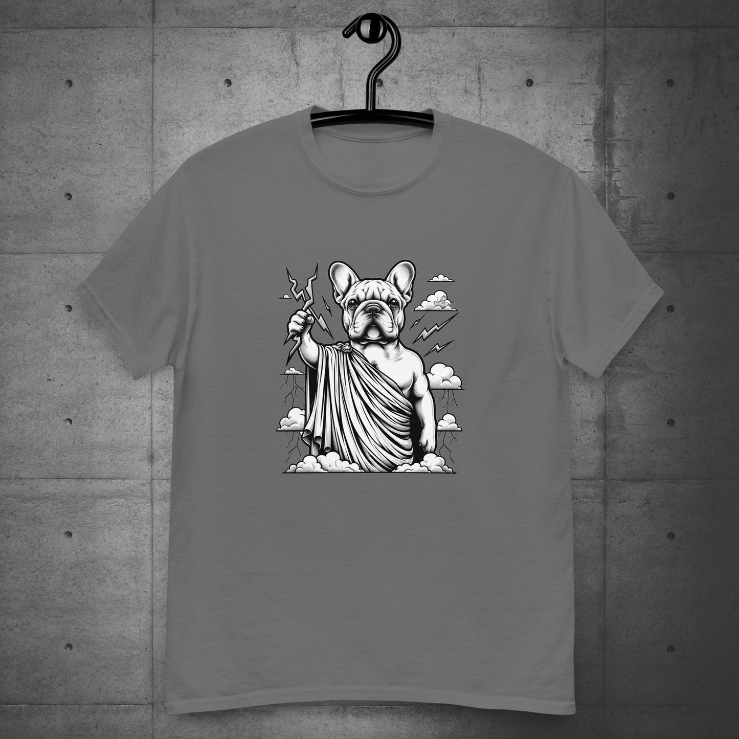 "Thunderbolt Majesty" Zeus Frenchie - Unisex T-Shirt - Frenchie Emporium