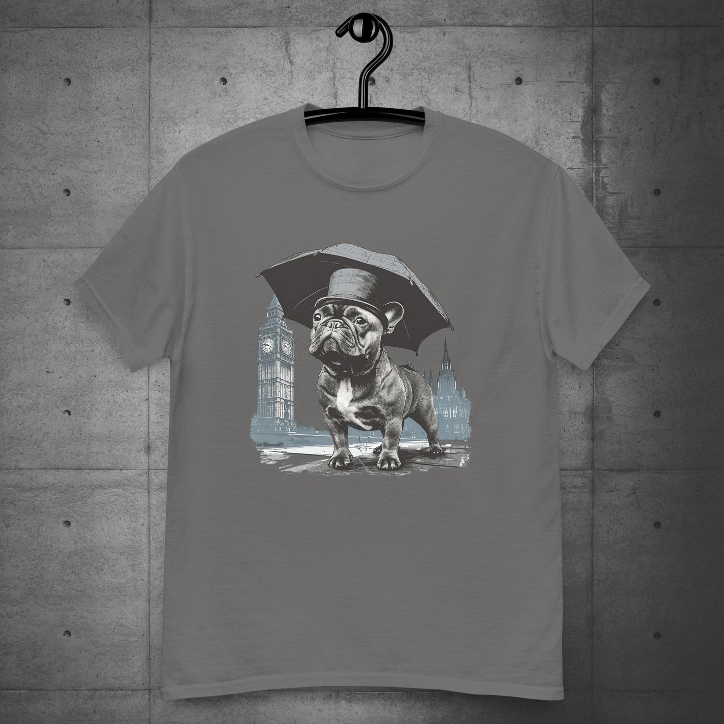 Paw-sitivly British Frenchie - Unisex T-Shirt - Frenchie Emporium