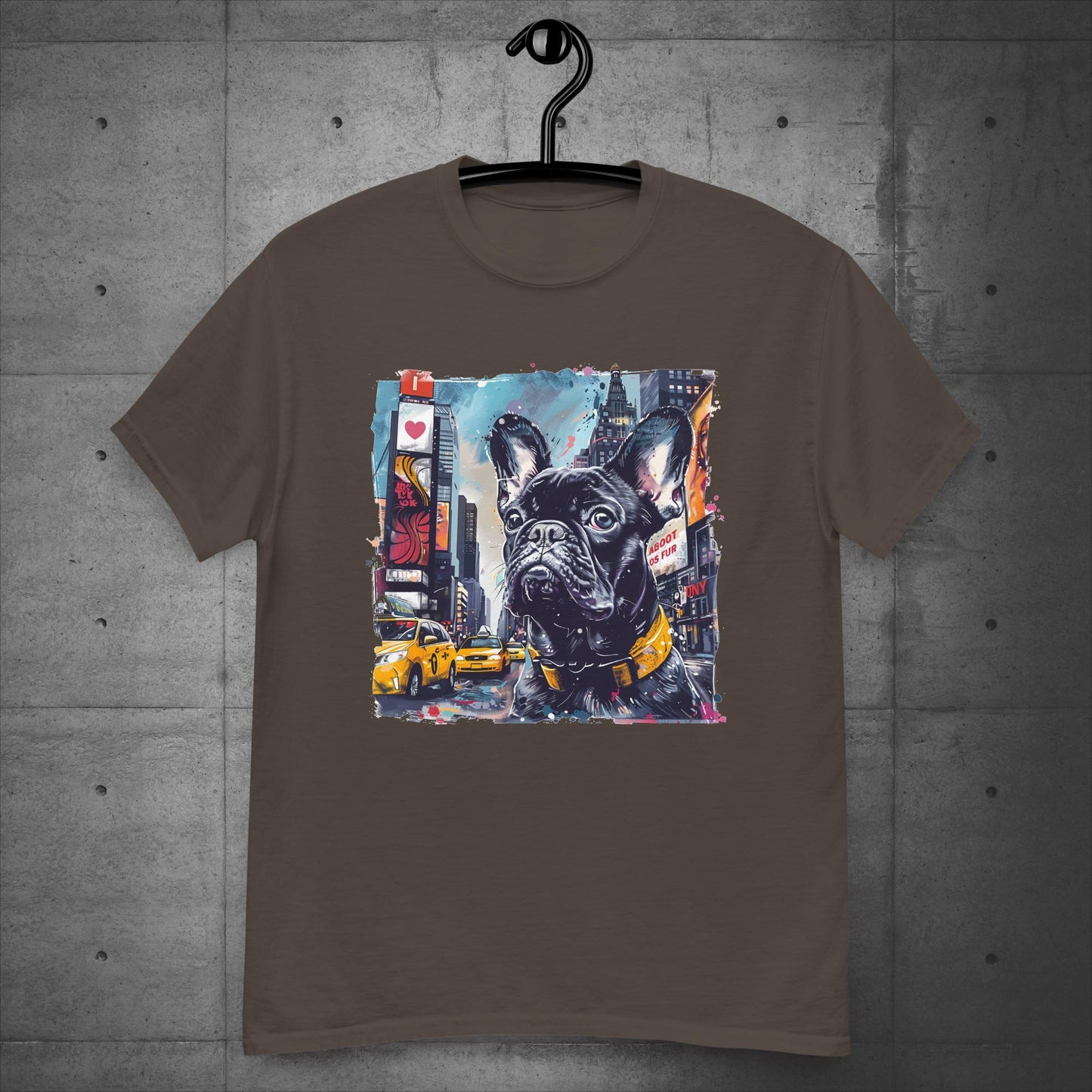 Dynamic Times Square Frenchie - Unisex T-shirt - Frenchie Emporium