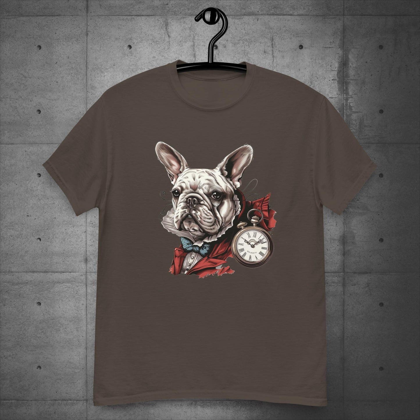 Alice in Wonderland White Rabbit Frenchie - Unisex T-Shirt - Frenchie Emporium