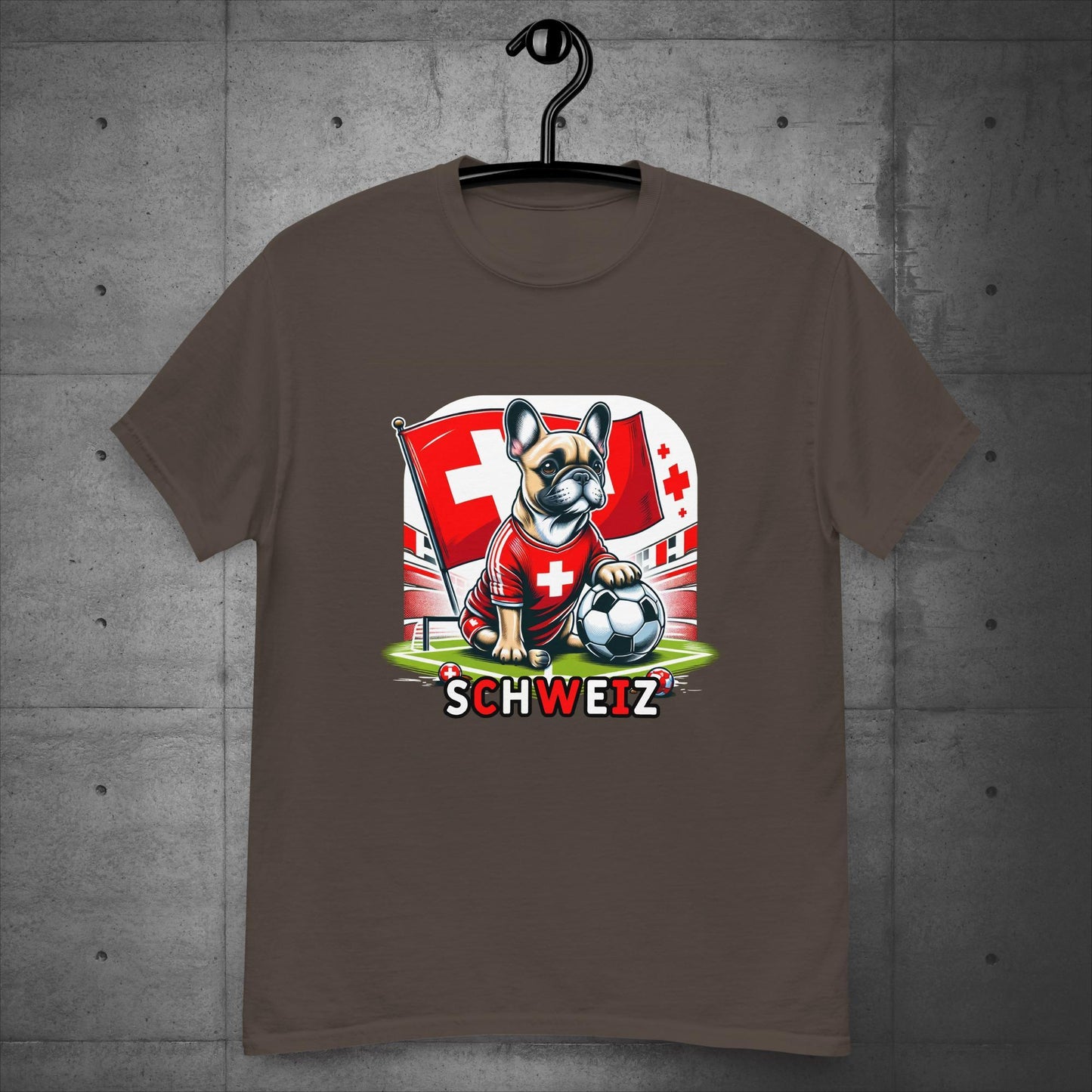 Frenchie Schweiz Football Fan - Unisex T-Shirt - Frenchie Emporium
