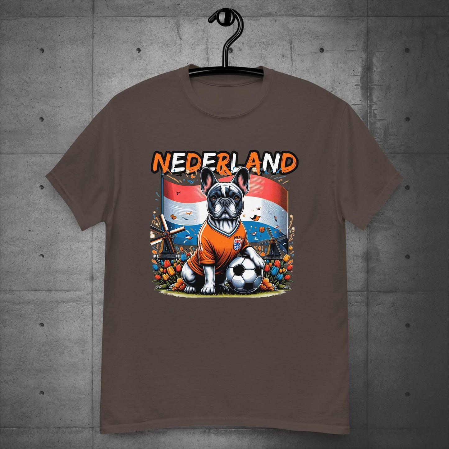 Frenchie Nederland Football Fan - Unisex T-Shirt - Frenchie Emporium