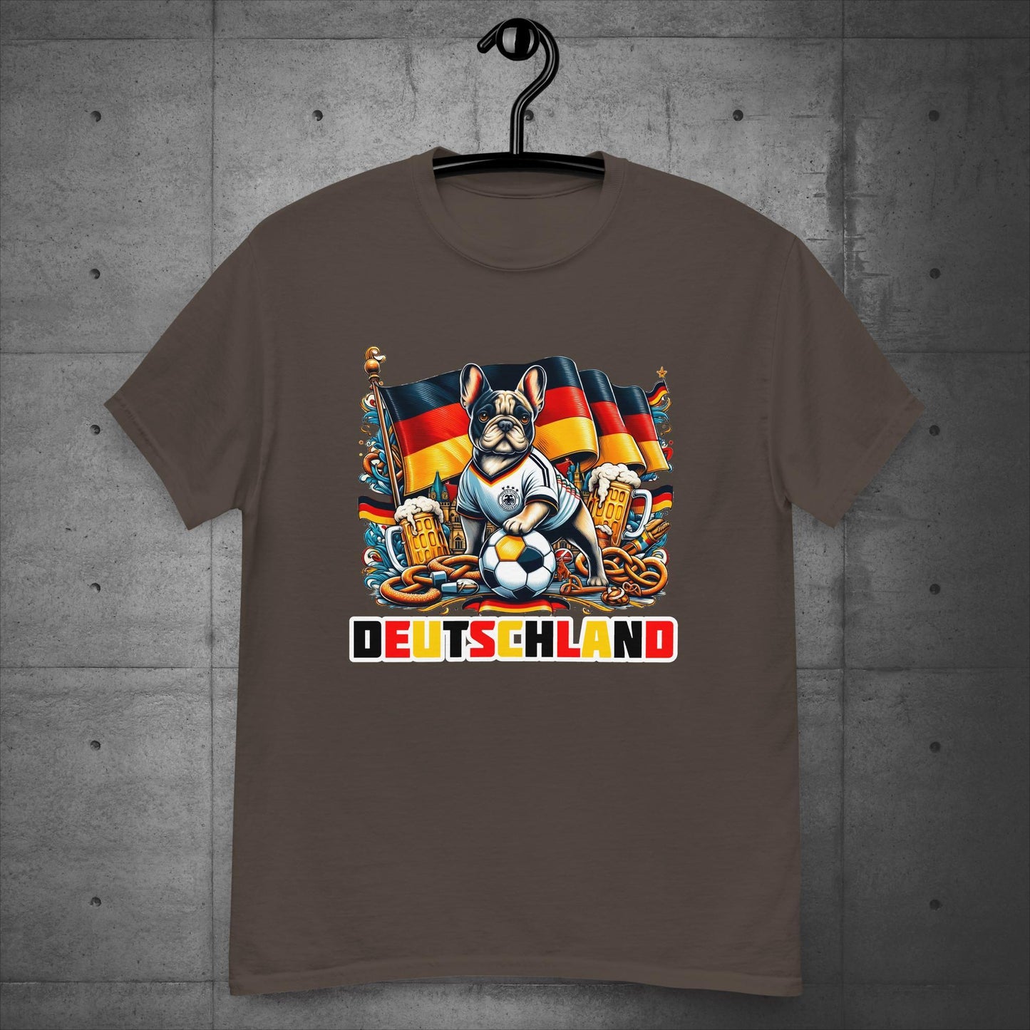 Frenchie Deutschland Football Fan - Unisex T-Shirt - Frenchie Emporium