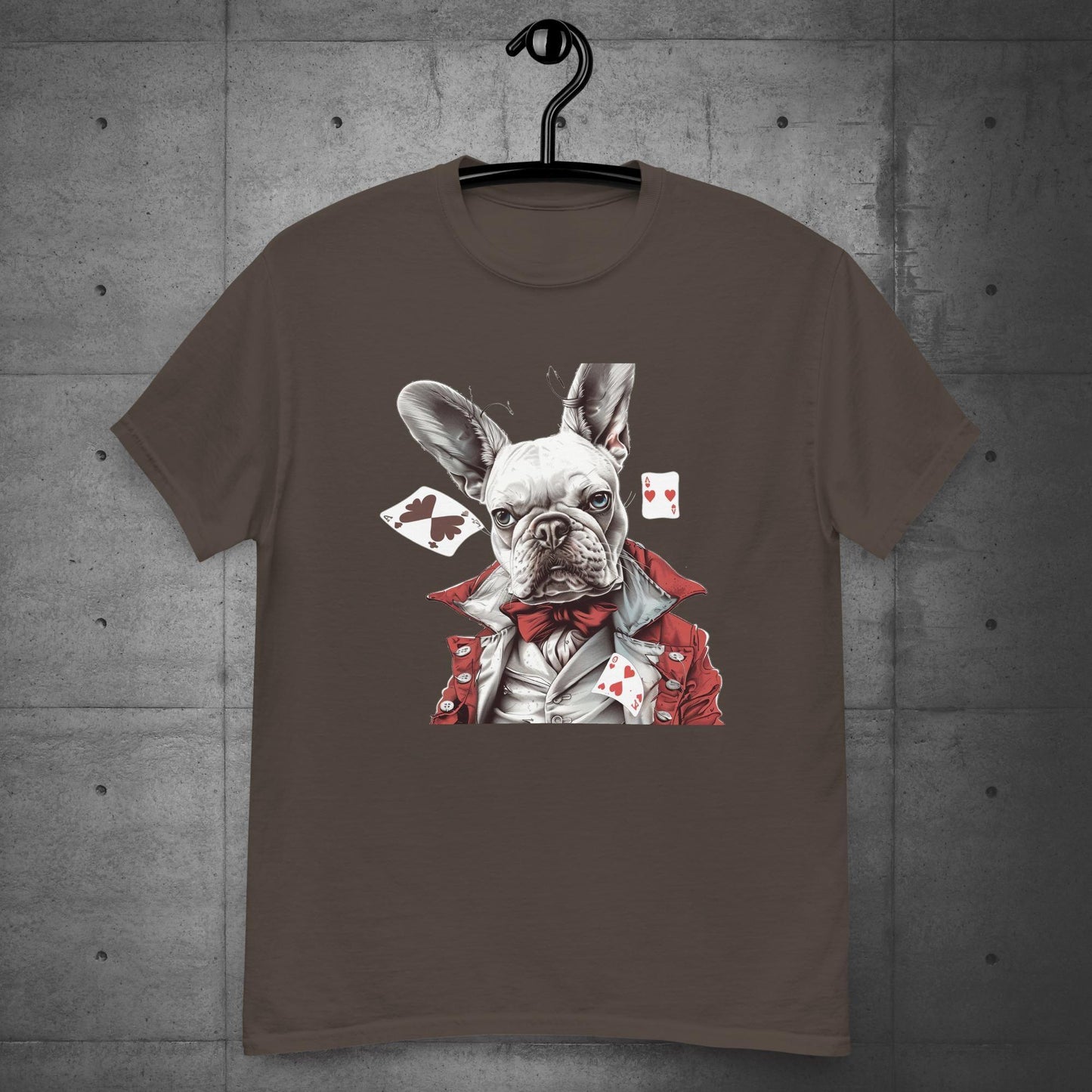 Frenchie "Player of the cards" - Unisex T-Shirt - Frenchie Emporium