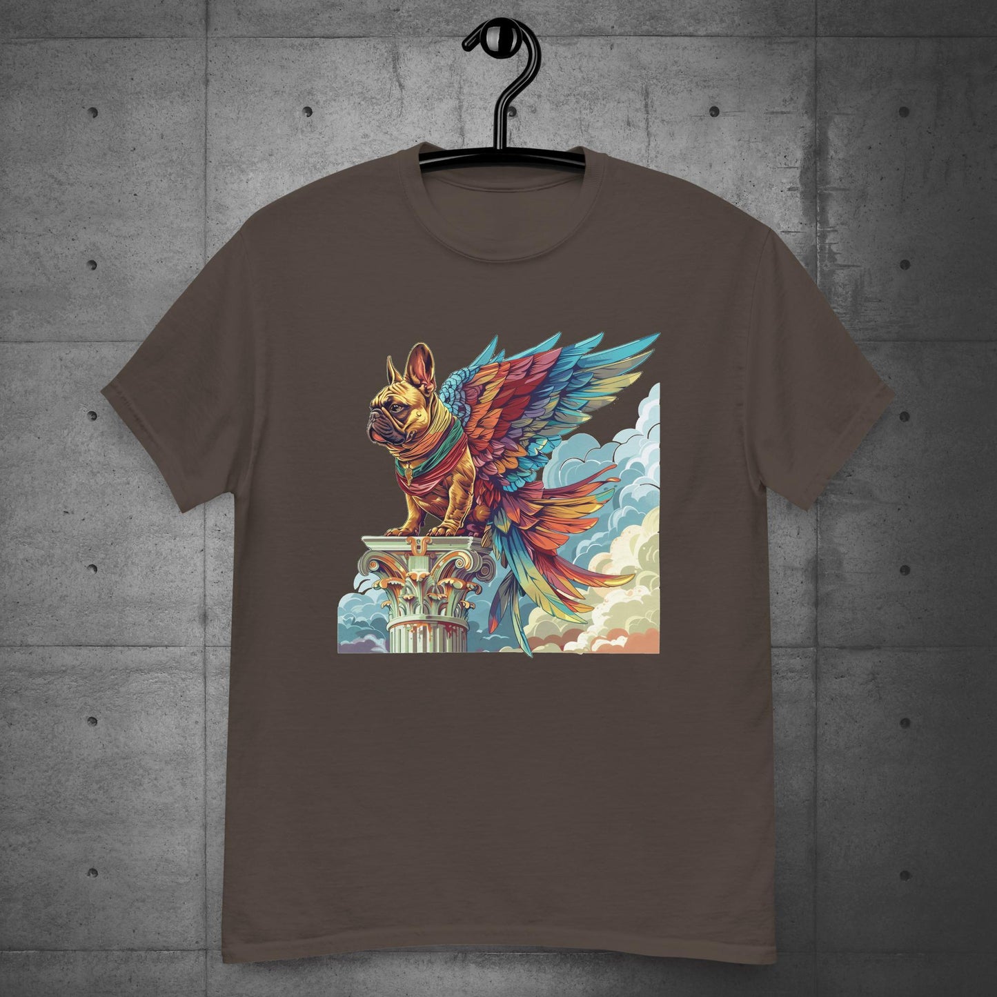 "Winged Guardian" Frenchie Unisex T-Shirt - Frenchie Emporium