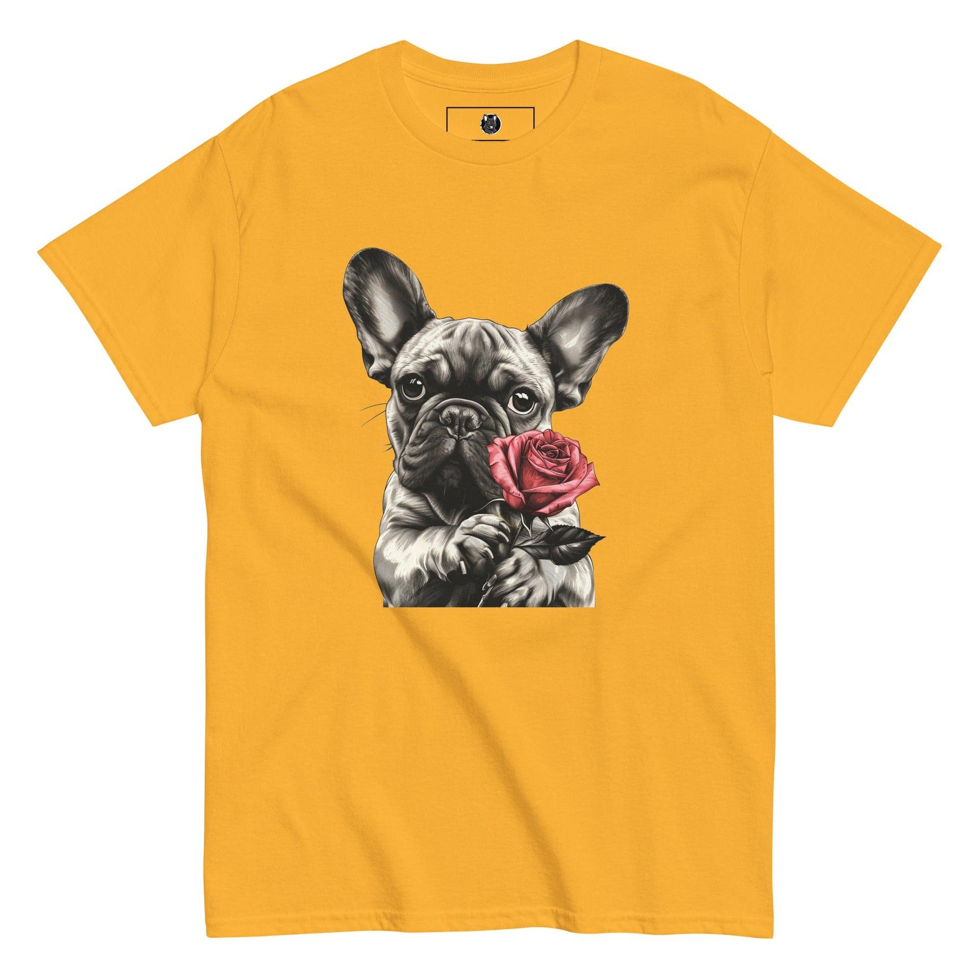 "Rose Embrace" Unisex T-Shirt - Frenchie Emporium