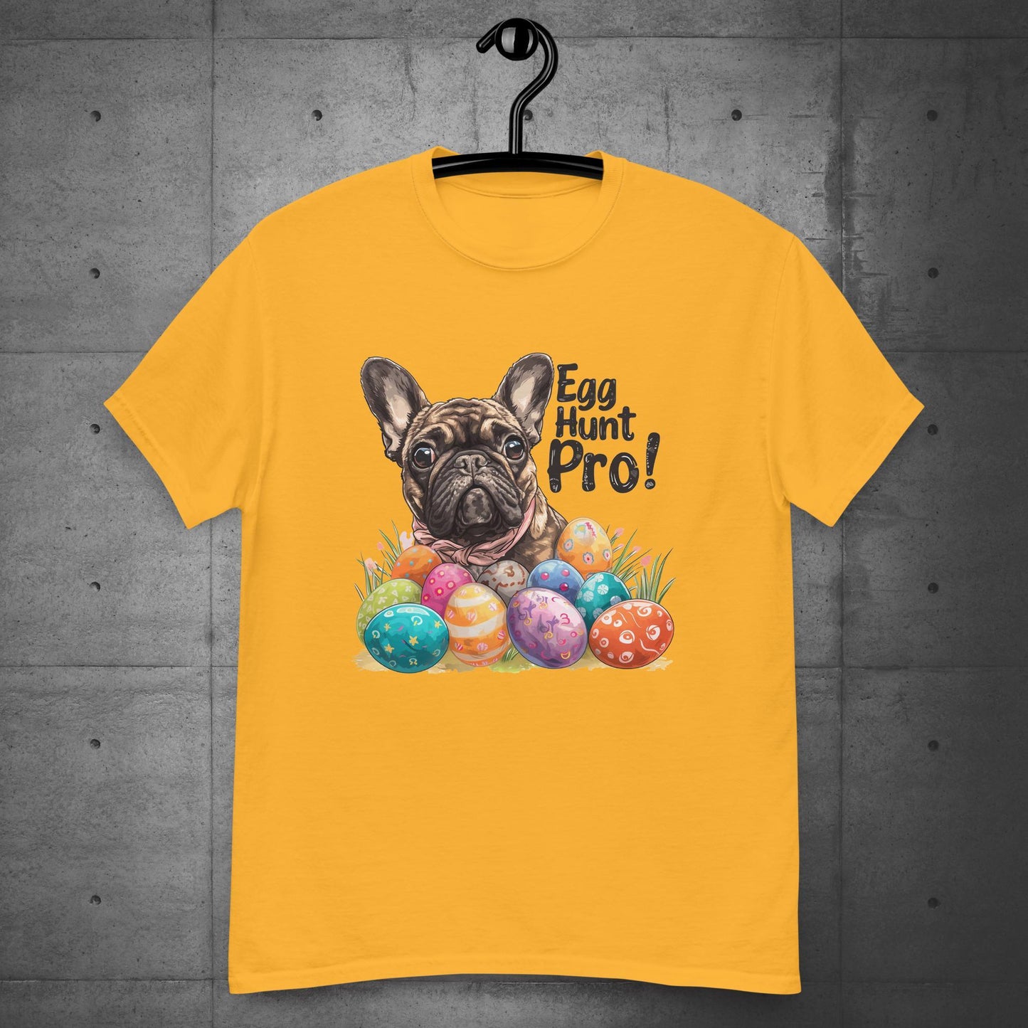 "Egg Hunt Pro!" French Bulldog - Unisex T-shirt - Frenchie Emporium