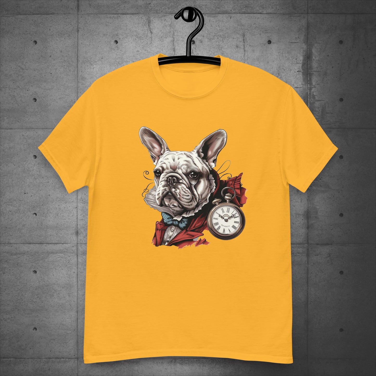 Alice in Wonderland White Rabbit Frenchie - Unisex T-Shirt - Frenchie Emporium