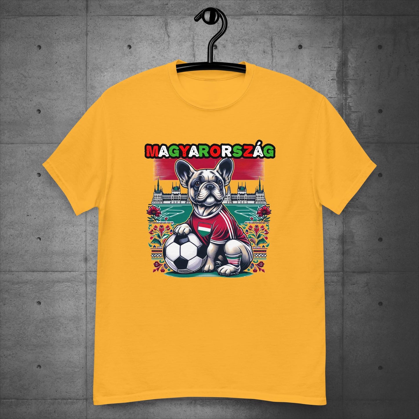 Frenchie Magyarország Football Fan - Unisex T-Shirt - Frenchie Emporium