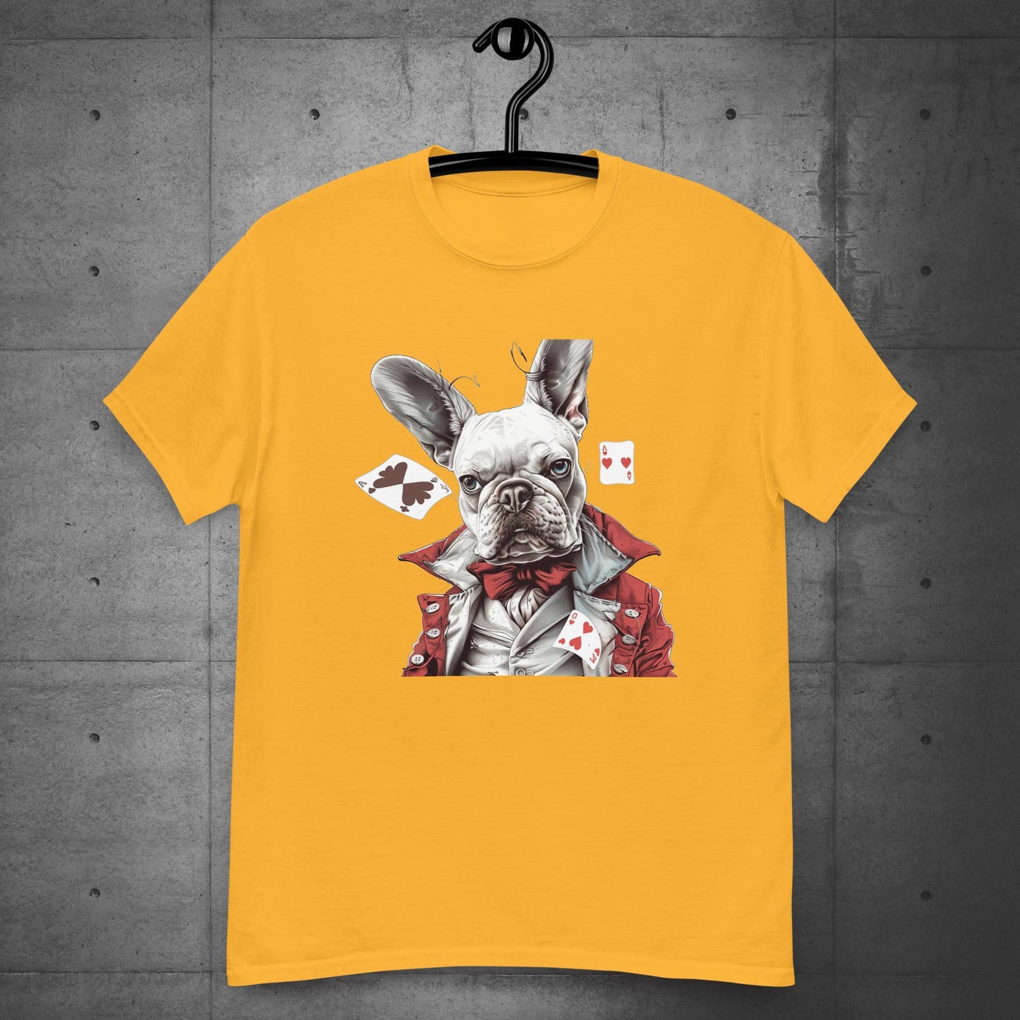 Frenchie "Player of the cards" - Unisex T-Shirt - Frenchie Emporium