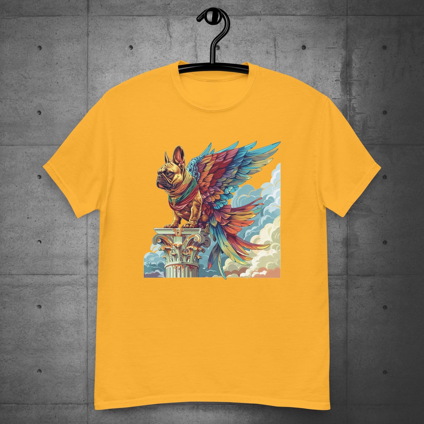 "Winged Guardian" Frenchie Unisex T-Shirt - Frenchie Emporium