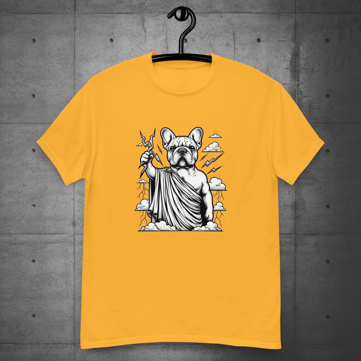 "Thunderbolt Majesty" Zeus Frenchie - Unisex T-Shirt - Frenchie Emporium