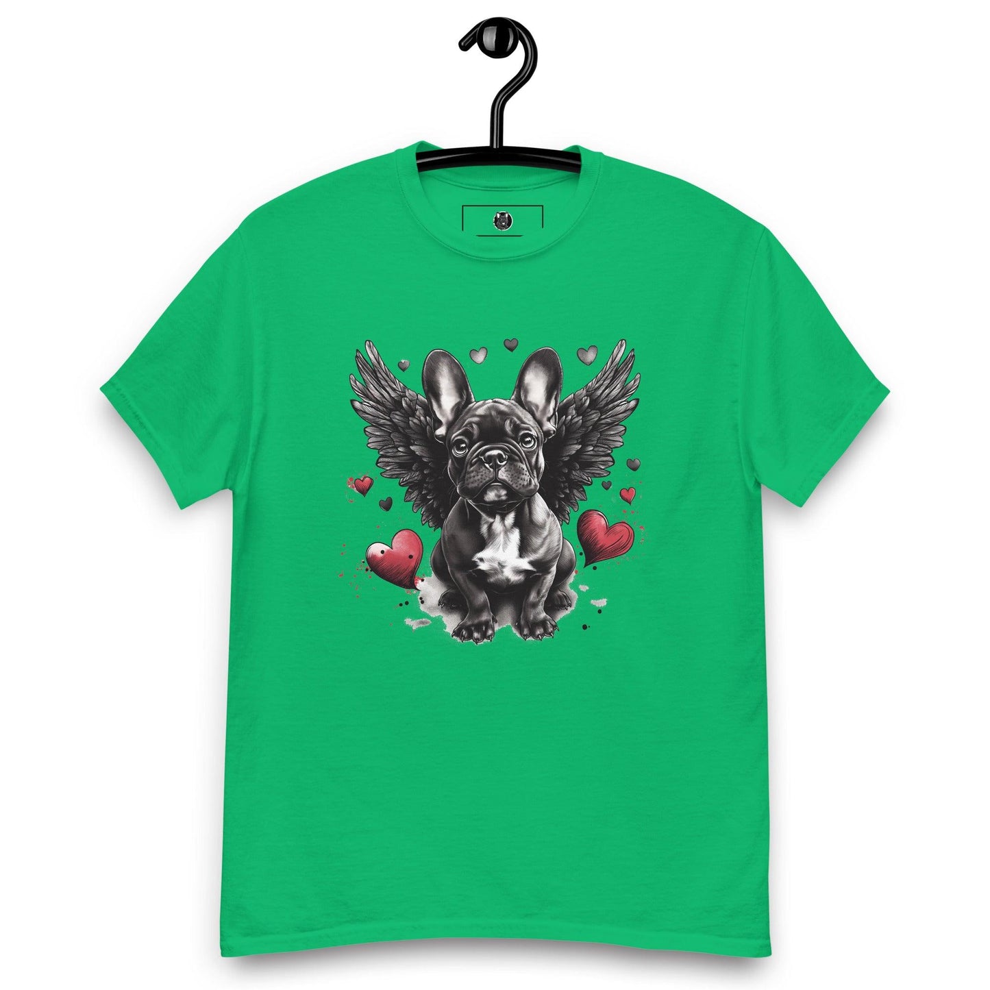 "Heavenly Hearts Frenchie" Unisex T-Shirt - Frenchie Emporium
