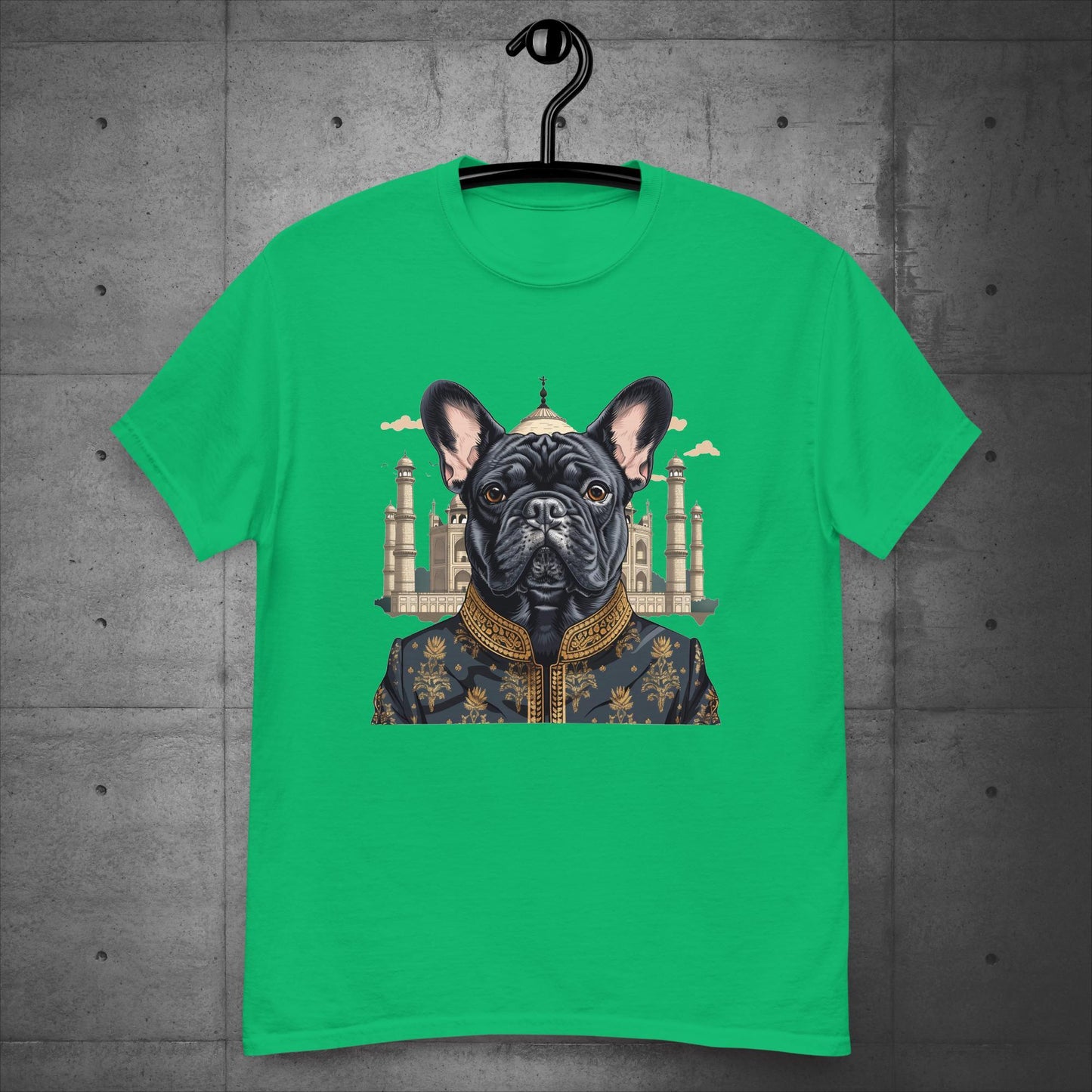 Majestic Taj Mahal Frenchie Unisex T-Shirt - Frenchie Emporium