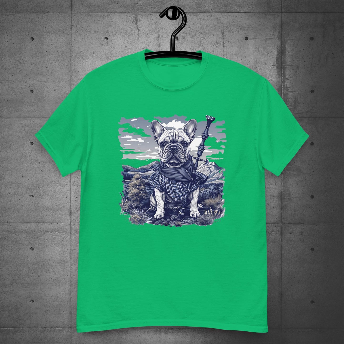Tartan Highland Frenchie - Unisex T-Shirt - Frenchie Emporium