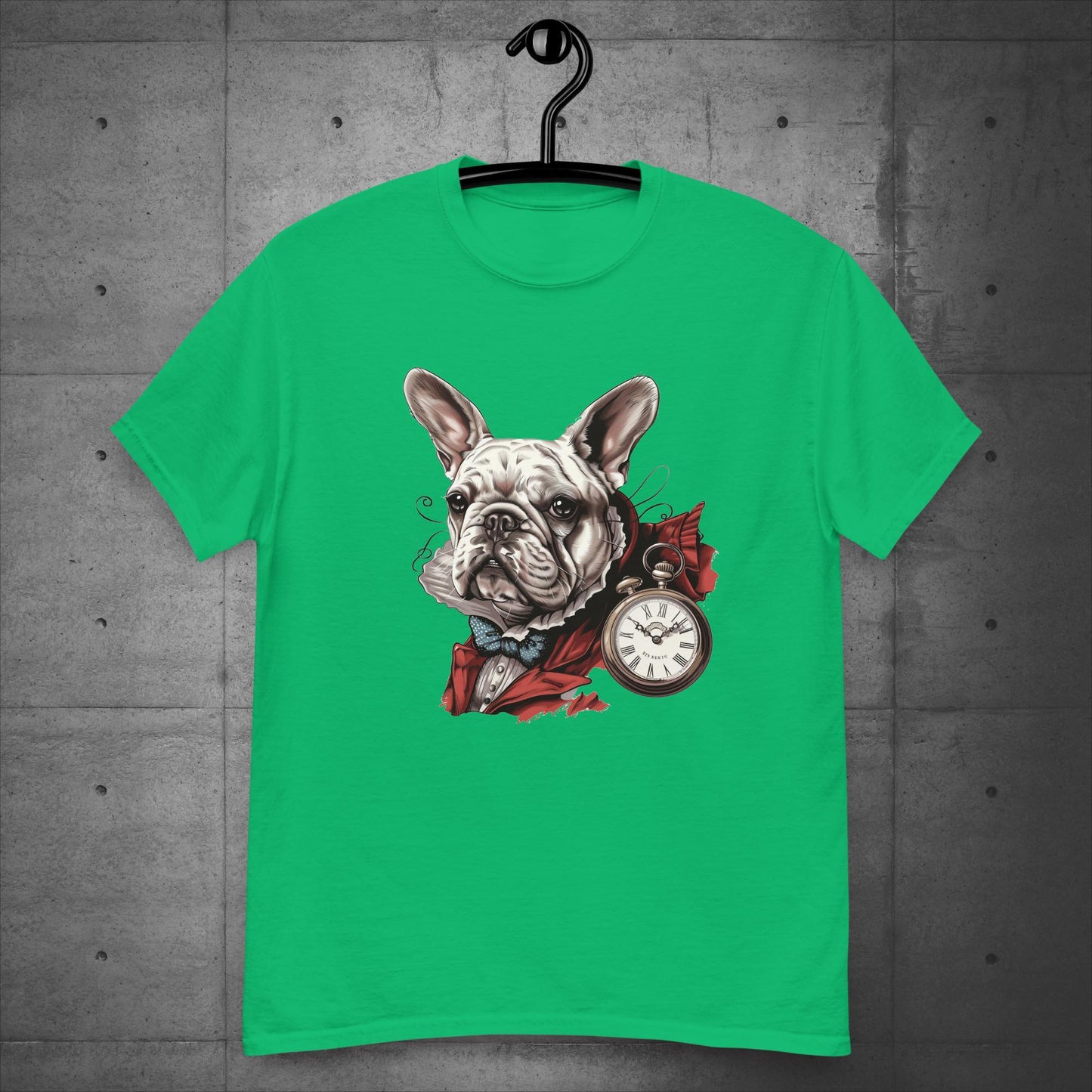 Alice in Wonderland White Rabbit Frenchie - Unisex T-Shirt - Frenchie Emporium