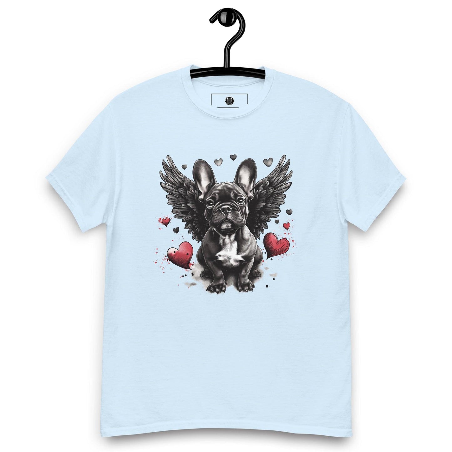 "Heavenly Hearts Frenchie" Unisex T-Shirt - Frenchie Emporium