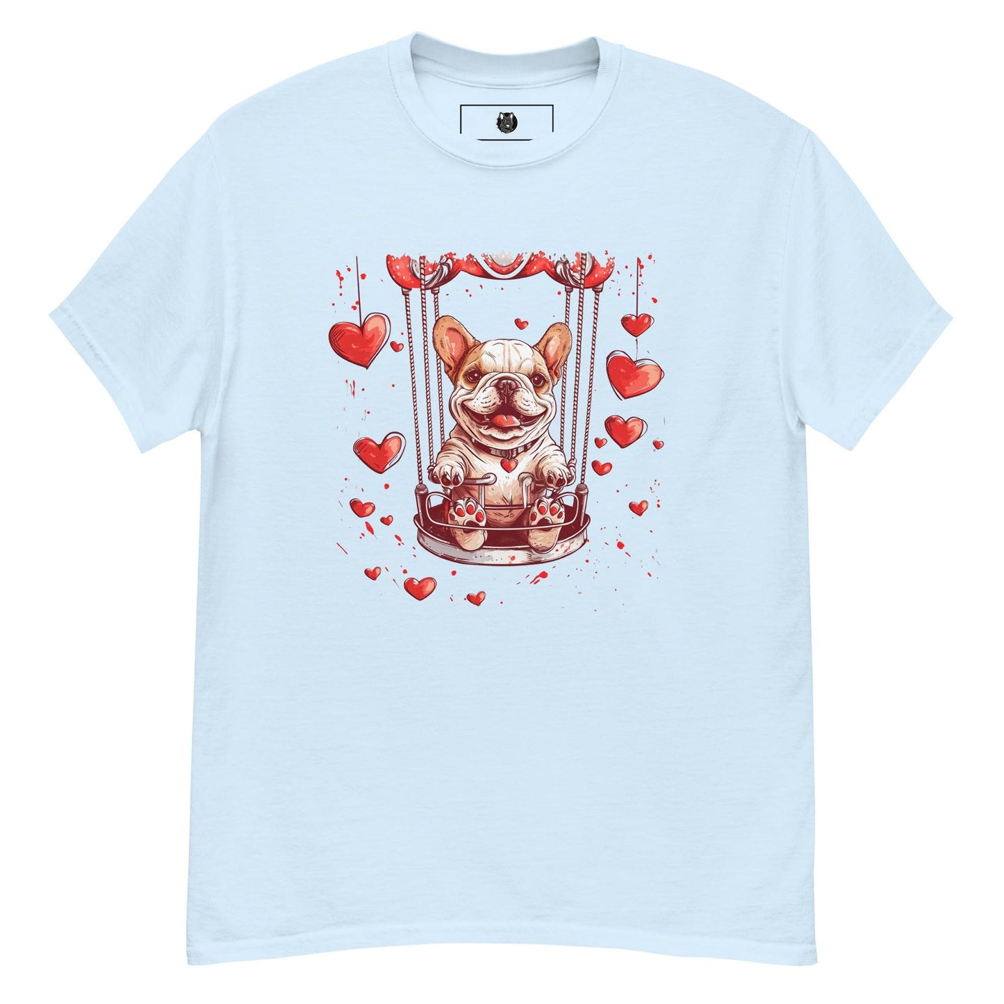 "Swinging Hearts" Unisex T-Shirt - Frenchie Emporium