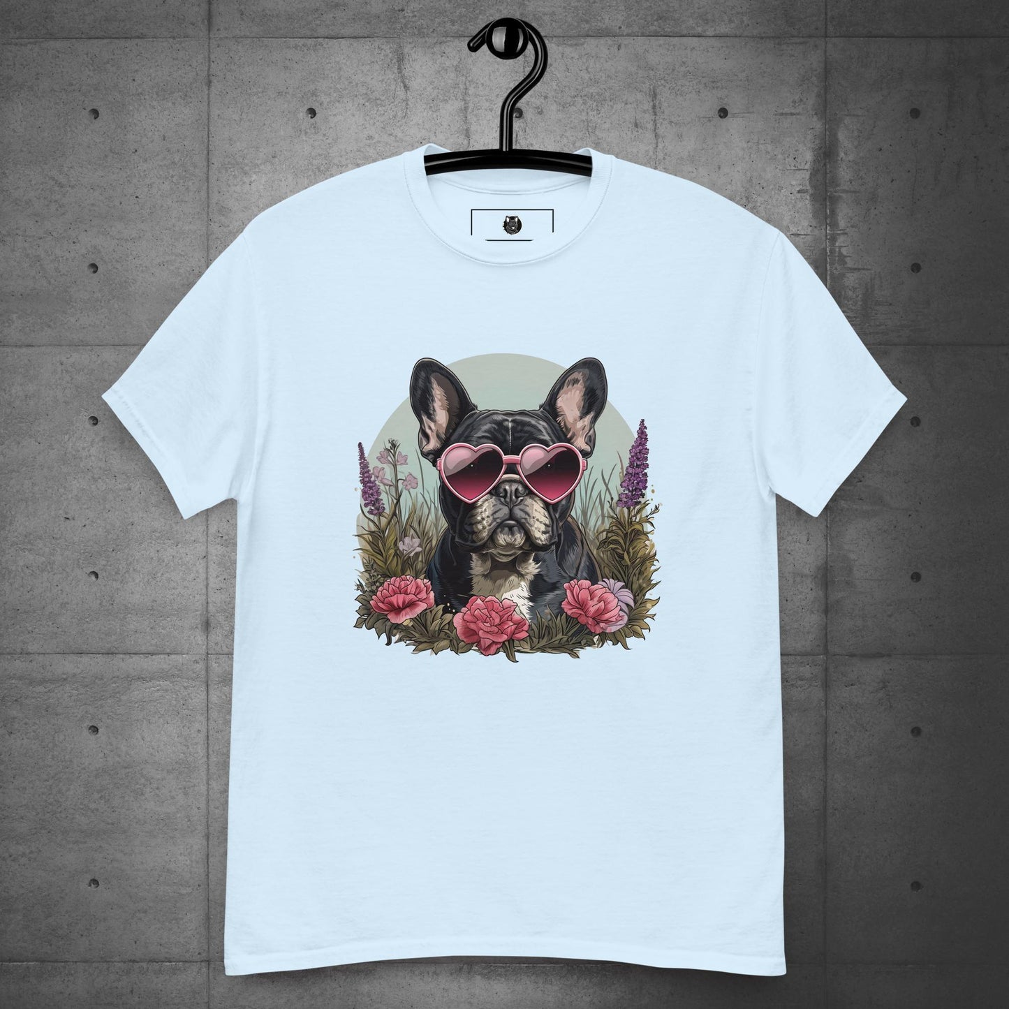 Frenchie Floral Bliss-Unisex T-shirt - Frenchie Emporium