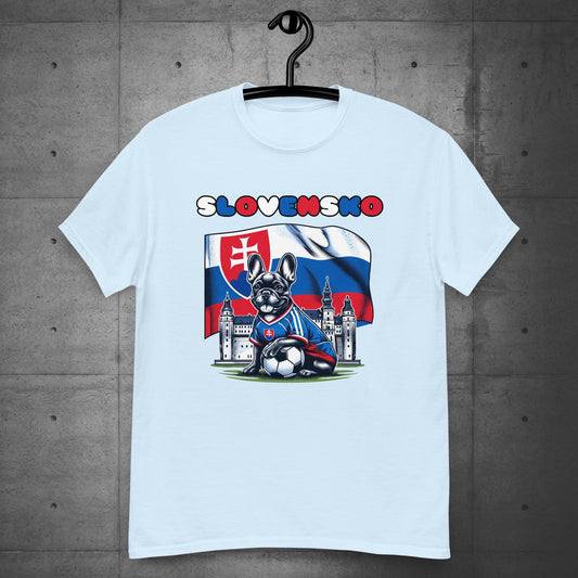 Frenchie Slovakia Football Unisex T-Shirt