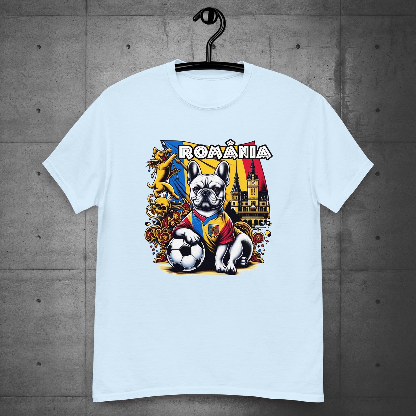 Frenchie Romanian Football Unisex T-Shirt! - Frenchie Emporium