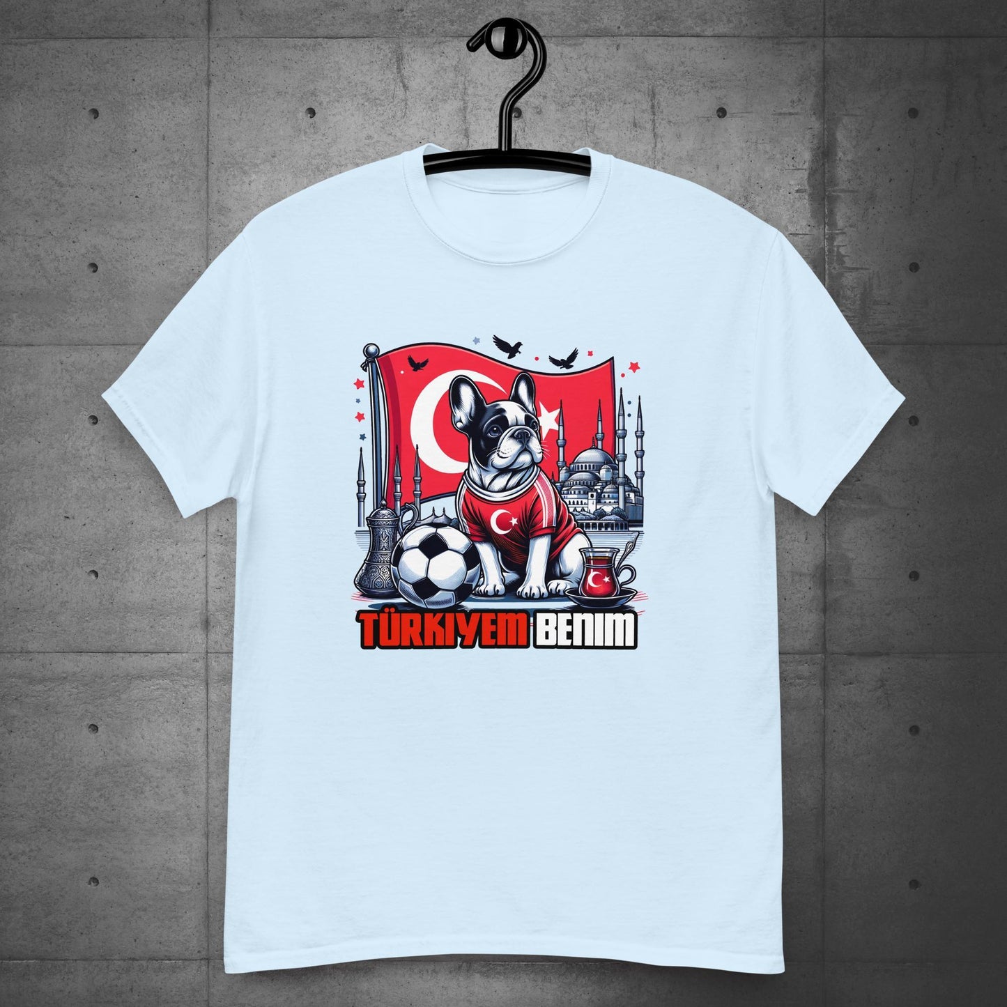 Frenchie Türkiye Football Unisex T-shirt! - Frenchie Emporium
